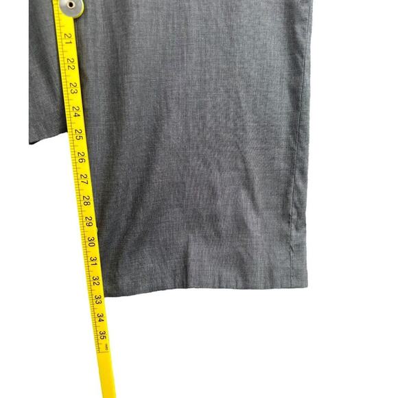 Talbots Gray Black Pin Check High-waisted Wide-leg Pants Corpcore Women Size 16 - Picture 8 of 8